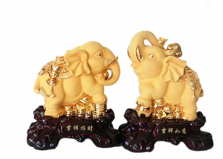 一对风水大象摆件如何摆放？摆放大象有什么象征意义？