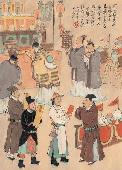 七月十四中元节民间各地习俗 祀亡魂、焚纸锭