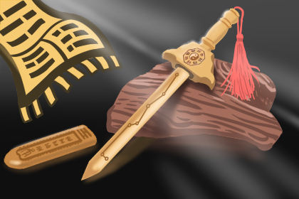 桃木剑摆挂门上，桃木剑应该怎么摆放呢？