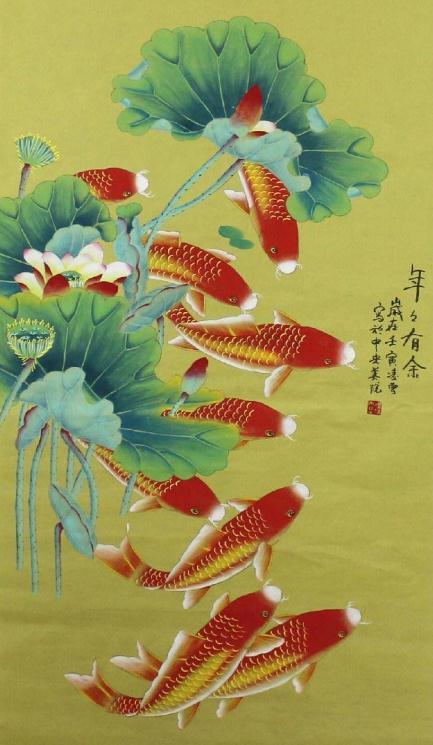 九鱼图的来源和风水寓意？九鱼图挂在哪里好？有哪些禁忌