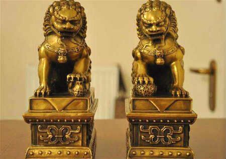风水摆件之铜狮子的风水作用